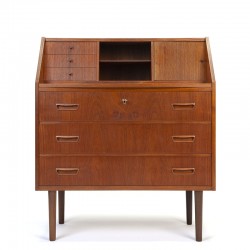 Vintage Danish teak secretary furniture