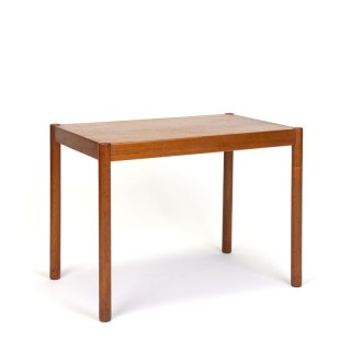 Vintage rectangular model Danish side table in teak