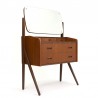 Small model Danish vintage dressing table in teak