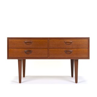 Feldballe Møbelfabrik vintage ladekast ontwerp Kai Kristiansen