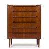 Mid-Century Danish teak vintage chest of drawers
