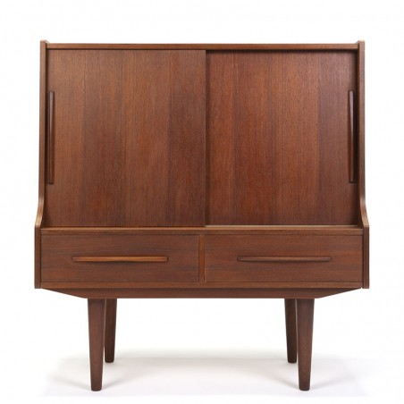 Deens Vintage Mid-Century dressoir meubel in teak