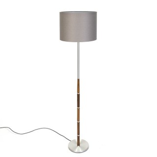 Vintage Design vloerlamp met palissander details