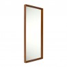 Large model Danish teak vintage mirror from Aarhus