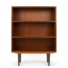 Teak half-height vintage bookcase