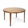 Round Danish vintage dining table design VV Møbler Spottrup