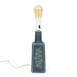 Blauw/ grijze vintage tafellamp ontwerp Desiree Stentøj