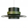 Green Scandinavian vintage hanging lamp