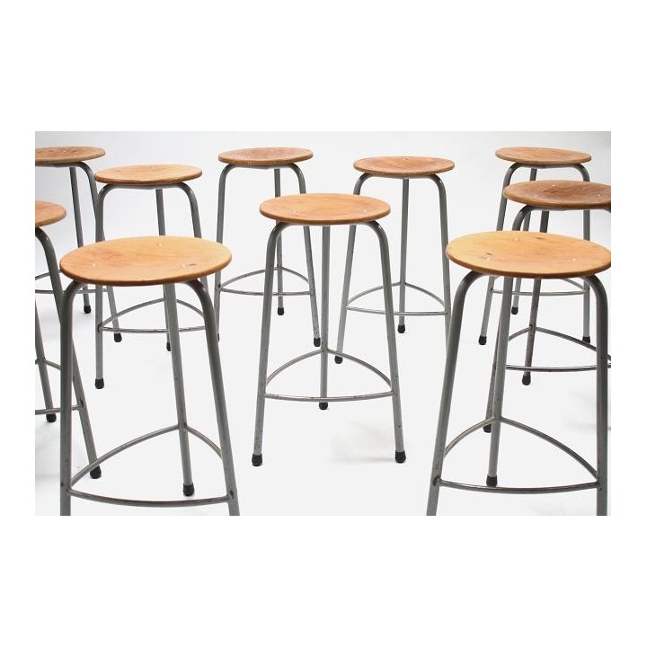 Industrial stool by Ahrend - Retro Studio