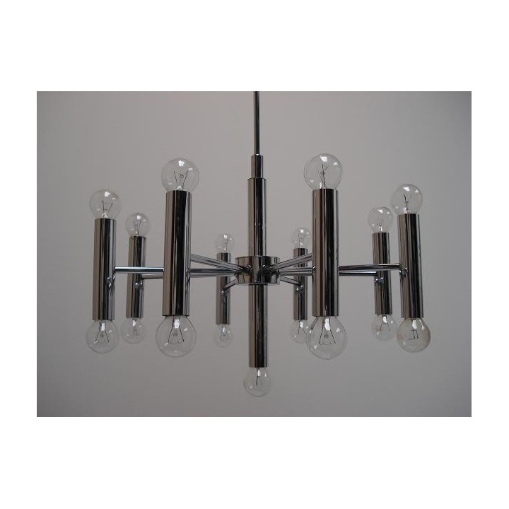 Chromen ster hanglamp - Retro Studio