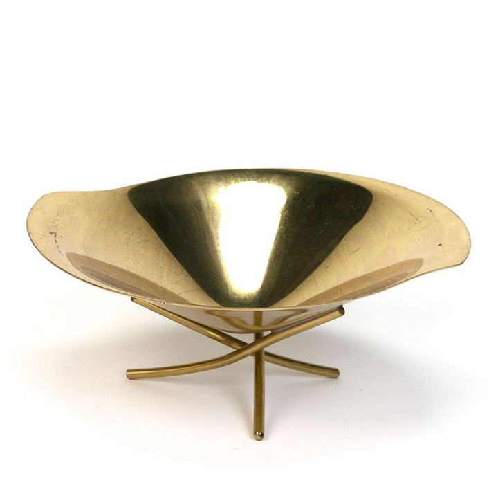Vintage bonbon dish in brass