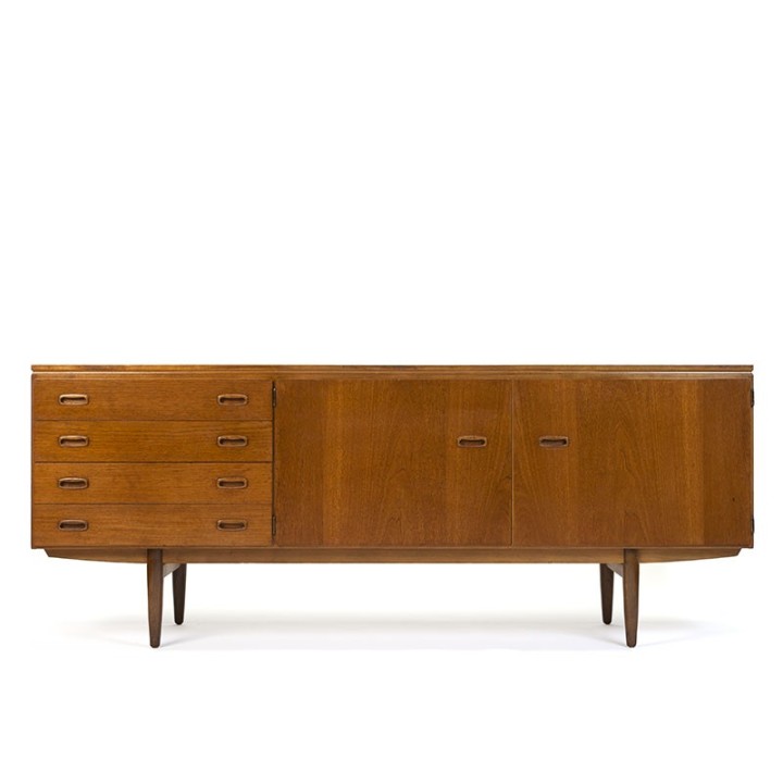 Vintage teak sideboard low model