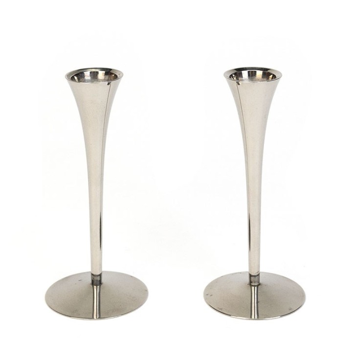 Set vintage Solingen kandelaars design Arthur Salm