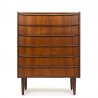 Vintage Danish teak chest of drawers