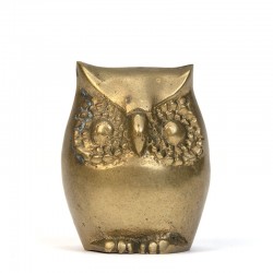 Small vintage sculpture of an owl