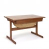 Side / sewing table in teak vintage design by Kai Kristiansen