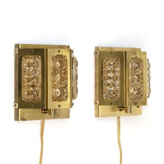 Vintage set of 2 Vitrika wall lamps type Olympia
