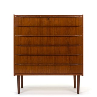 Dresser vintage Danish model with 6 drawers