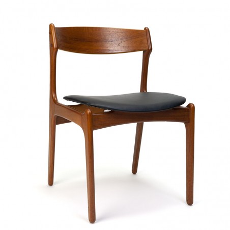 Vintage Erik Buck model 49 stoel in teak
