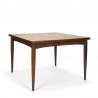 Danish dining table in teak vintage square extendable model