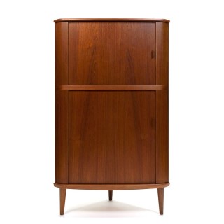 Deense vintage Skovmand en Andersen hoekkast in teak