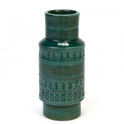 Vintage Rimini Green vase design Aldo Londi