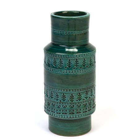 Vintage Rimini Green vase design Aldo Londi