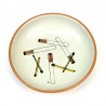 Vintage mini plate with cigarettes Knabstrup ceramics