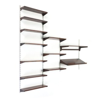 Palissander vintage wandsysteem ontwerp Kai Kristiansen