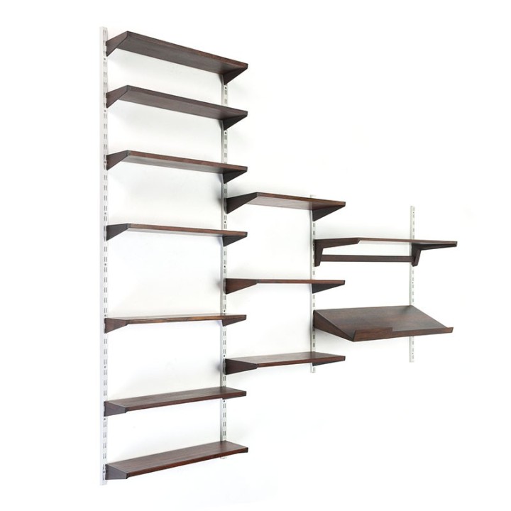 Rosewood vintage wall system design Kai Kristiansen