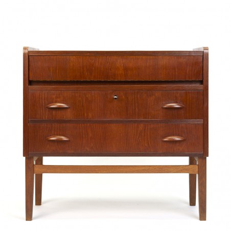 Danish vintage chest of drawers and dressing table in one
