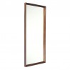 Rosewood vintage mirror with small brass detail