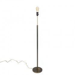Minimalist brass standing vintage floor lamp