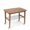 Side table and / or tea trolley Danish vintage design
