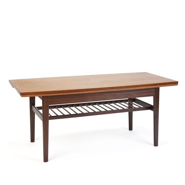 Deense salon en eettafel in 1 vintage design