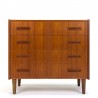 Teak vintage chest of drawers from the P. Westergaard