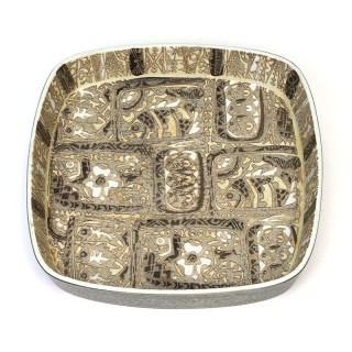 Aluminia Baca vintage plate large model no. 719/2885