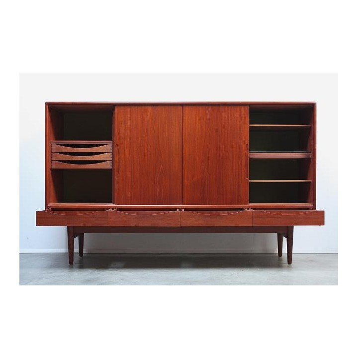 Sideboard in teak high model - Retro Studio