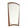 Small model Danish vintage mirror in teak