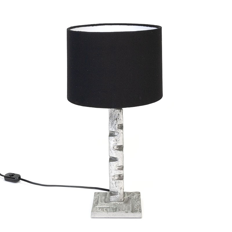 Vintage table lamp in brutalist style