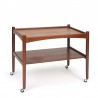 Vintage Danish teak tea or serving trolley