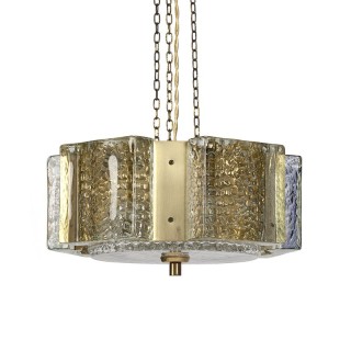 Vitrika type Kalmar vintage hanging lamp