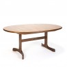 Gplan oval model vintage extendable dining table