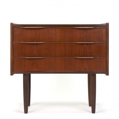 Teak Danish vintage chest of drawers small model