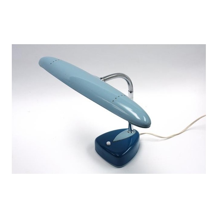 Bureaulamp National blauw - Retro Studio