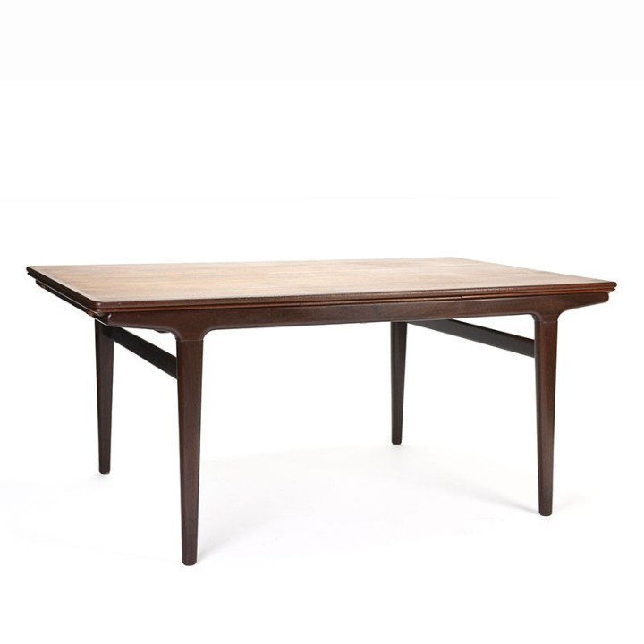 Teak vintage dining table design Johannes Andersen