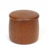Vintage Danish teak jar with lid