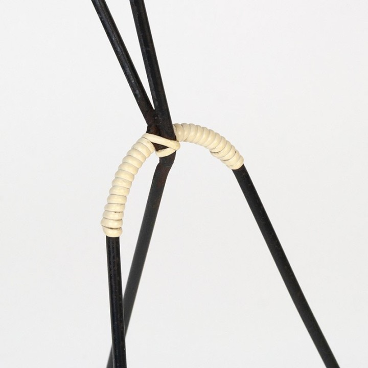 Fifties vintage newspaper rack with ashtray