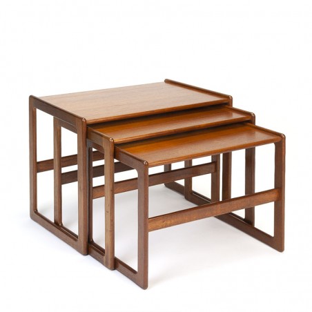 Vintage nesting tables design Arne Hovmand Olsen