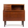 Vintage Danish secretaire furniture in teak